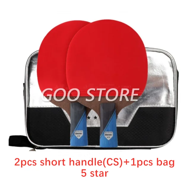 KOKUTAKU Racket 4/5/6 Star Carbon Table Tennis Racket ITTF Professional KOKUTAKU Ping Pong Bat Paddle 2pcs CS 5STAR