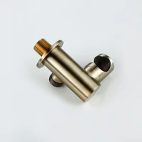 Smesiteli Brass Brushed Gold Wall-Mounted Hand Shower Head With Water Outlet Bracket Replacement Tap Bathroom Faucet 2