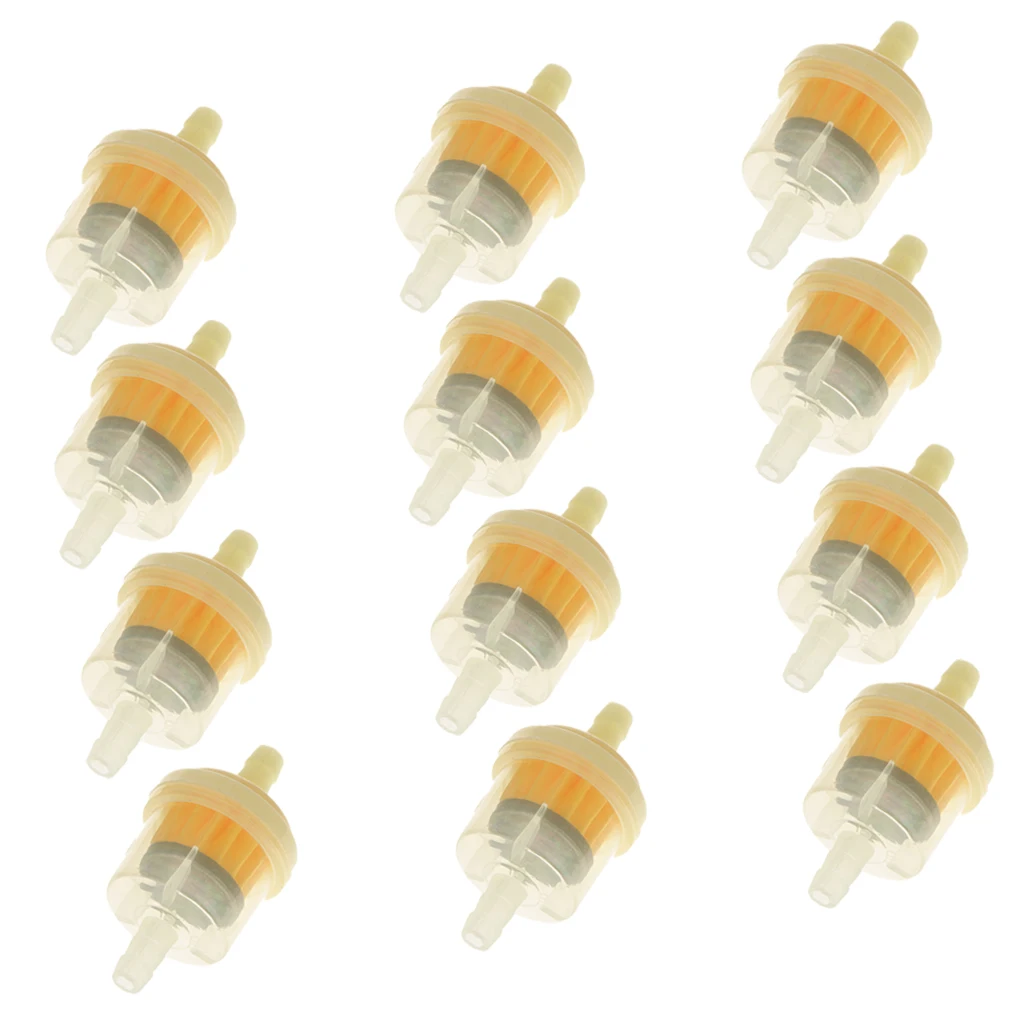 12pcs 8mm Universal Small Inline Petrol Fuel Filter for Motorcycle ATV 12pcs 8mm Universal Small Inline Petrol Fuel Filter for Motorcycle ATV