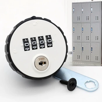 

Free Shipping Combination Cabinet Cam Lock 4 Digit Keyless for Drawer Door Gym School Locker with Key Reset