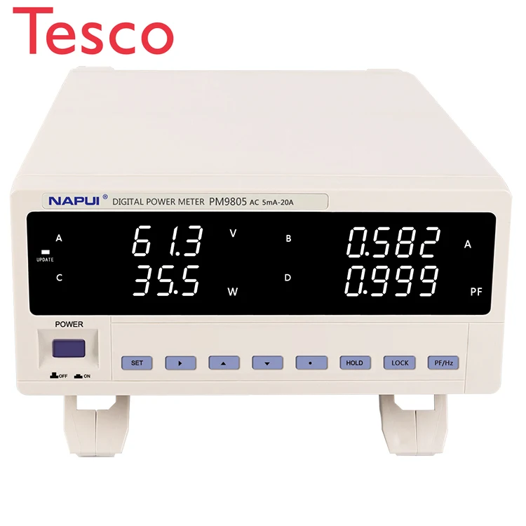 

LED Tester PM9805 Digital power meter interface model for electric parameters test