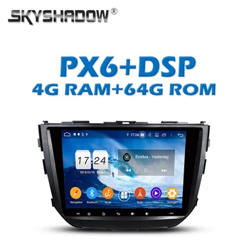 

PX6 Car DVD Player DSP Android 9.0 4G + 64GB GPS Map RDS Auto Radio wifi Bluetooth 5.0 For SUZUKI Vitara Breeza 2015 2016 2017