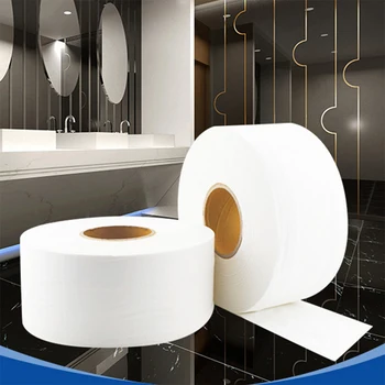

6 Big Rolls Toilet Paper Tissue Roll 4ply Paper Towels Tissue Dining Table Kitchen Soft Toilet Paper For Hotel Business Shop Use