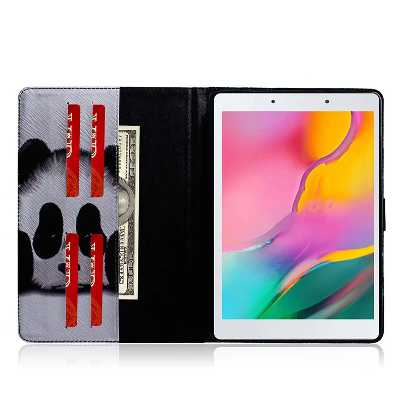 Ультратонкий умный чехол с изображением милой панды для Samsung Galaxy Tab A 8 0 2019 дюйма