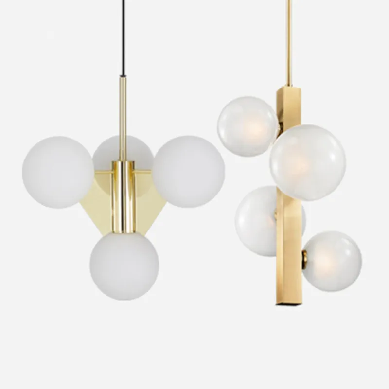 

Modern Minimalist Pendant Light Lamp Nordic Ceiling Clothing Decoration Glass Ball Lamp for Living Room Bedroom Dining Room