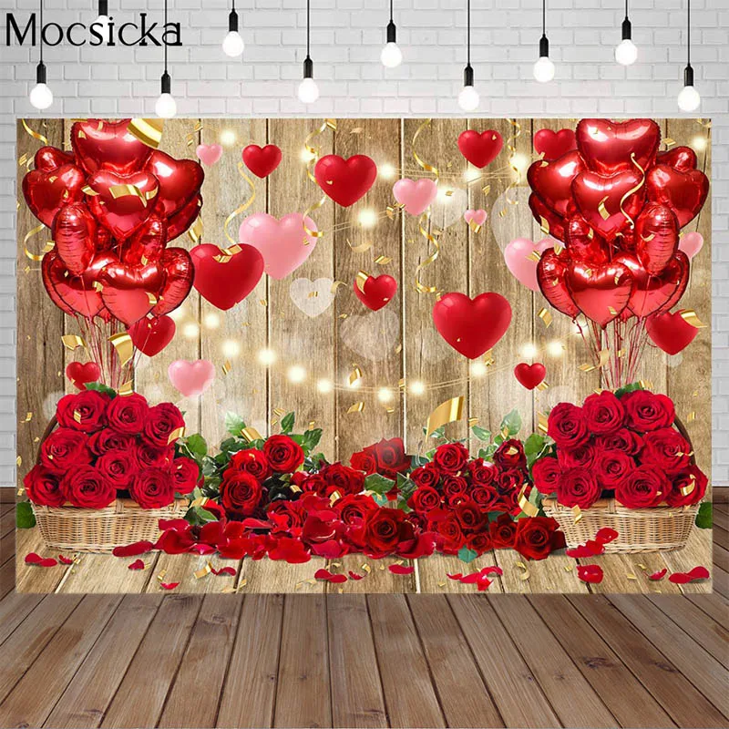 Фон для студийной фотосъемки с изображением Дня Святого Валентина | Электроника