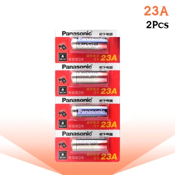 

Panasonic 4pcs Alkaline battery 12V 23A battery 12V CA20 23A 12V 21/23 A23 E23A MN21 control remote controller battery RC Part