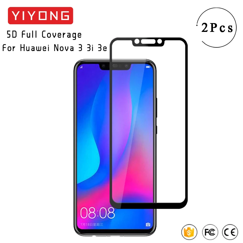 Стекло YIYONG 9D с полным покрытием для Huawei Nova 3 3i закаленное стекло 3E Защита экрана