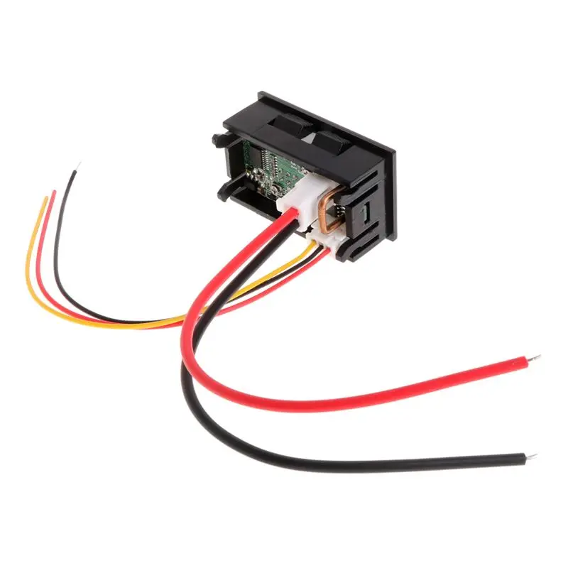 0 28 "Цифровой DC 200V 10A Вольтметр Амперметр 4 цифры 5 проводов Напряжение