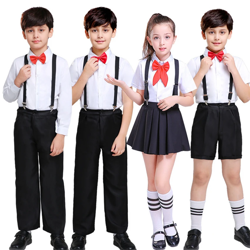 Детская японская школьная форма, юбка для девочек, для колледжа, хора, сцены, одежда для студентов, корейские модные костюмы