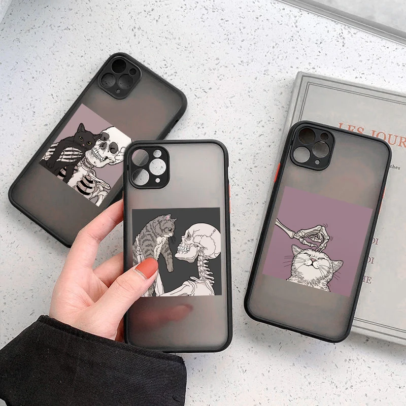 Funny Cute Skeleton Case For iPhone 3