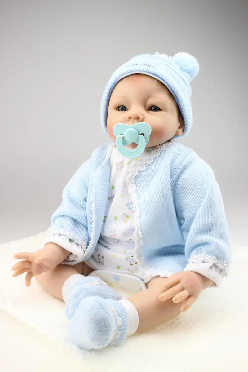 

Model Infant Reborn Baby Doll Silica Gel Soft Toy Doll Europe And America Popular Hand-made Collection