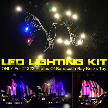 

LED Light Up Kit Only for 21322 for Pirates Of Barracuda Bay Building Blocks Bricks Toy (Model Not Included)