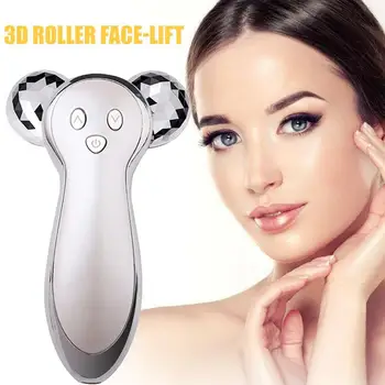 

Electric 3D Massager Roller of Micro Current Vibration Wrinkle Massager Anti V Massage Ball Lymphatic Slimming Body Full Ro M2G6