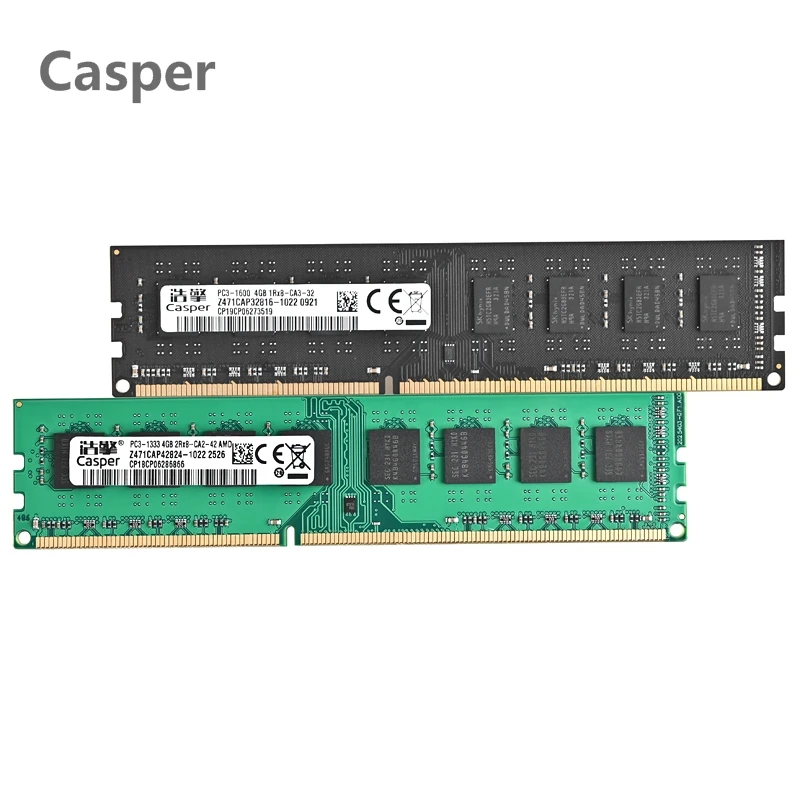 Casper DDR3 Ram 4 Гб 1066 МГц 1333 МГц 1600 МГц 1,35 в 1,5 в Настольный компьютер модуль памяти Intel Inter Stick 240pin