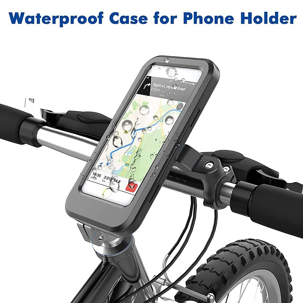 adjustable phone stand Bike Phone Holder Case Waterproof Bicycle Mobile Phone Stand Motorcycle Handlebar Cellphone Mount Motorbike Cycling Accessories phone holder for desk