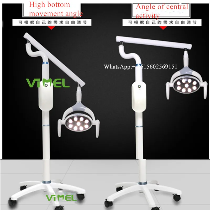 Стоматологическая Вертикальная Мобильная Напольная Лампа для экзамена/имплантат/Opertion лампа светодиодный медицинский бестеневая лампа-для профессионального ТАС