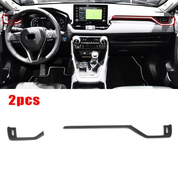 

2pcs Air Vent Trim Set Front Side For Toyota RAV4 2019-2020 Interior Decor