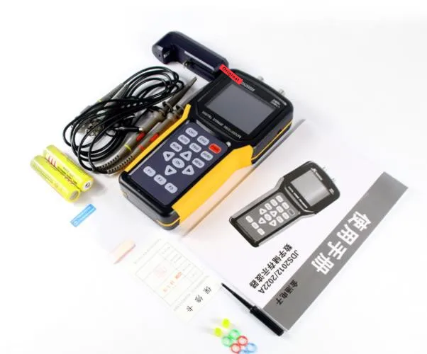 

Jinhan JDS2023 Digital Storage Handheld Oscilloscope 1 Channels 20MHz 200MSa/s Oscilloscope With Signal Generator AC/DC Input