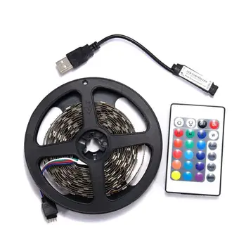 

5V Led Strip Usb Light RGB Led Waterproof Diode Tape Background VLED Computer Backlight Colorful TV TV Flexible Lamp For Ba D7A6