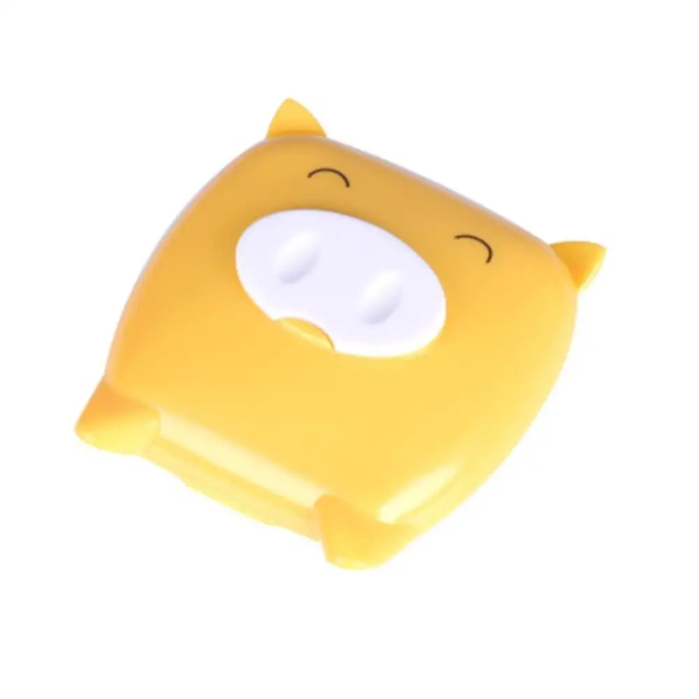 Yellow Коробка для ухода за линзами свинья розовая Женская портативная супер устойчивость к давлению Жесткий Чехол для солнцезащитных очков коробка для глаз очки чехол для хранения сумка - Цвет: Yellow