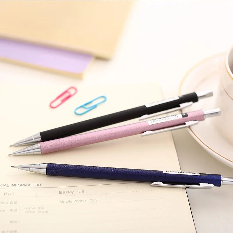 Механический карандаш 2B Staedtler металлический 0 5 мм/0 7 мм матовый Платиновый