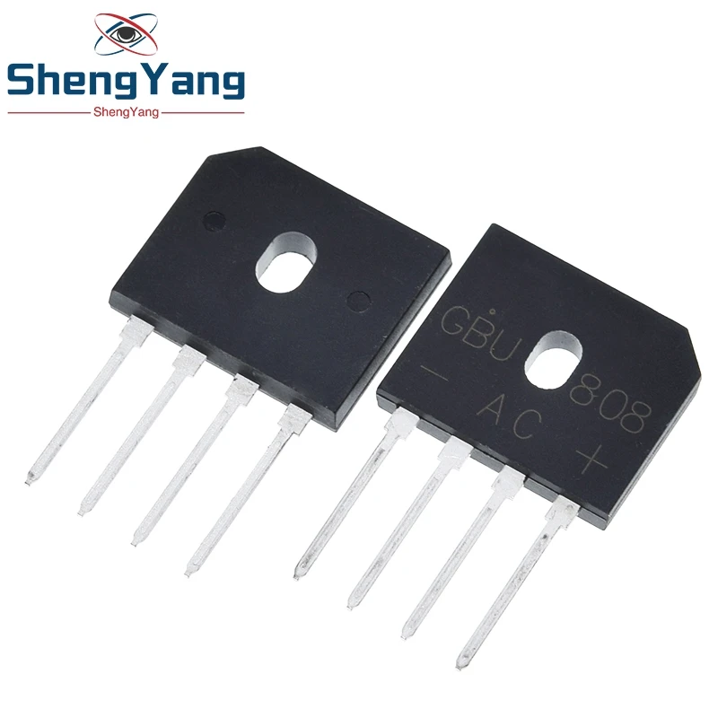 TZT 5Pcs GBU808 800V 8A power Diode Bridge Rectifier images - 6