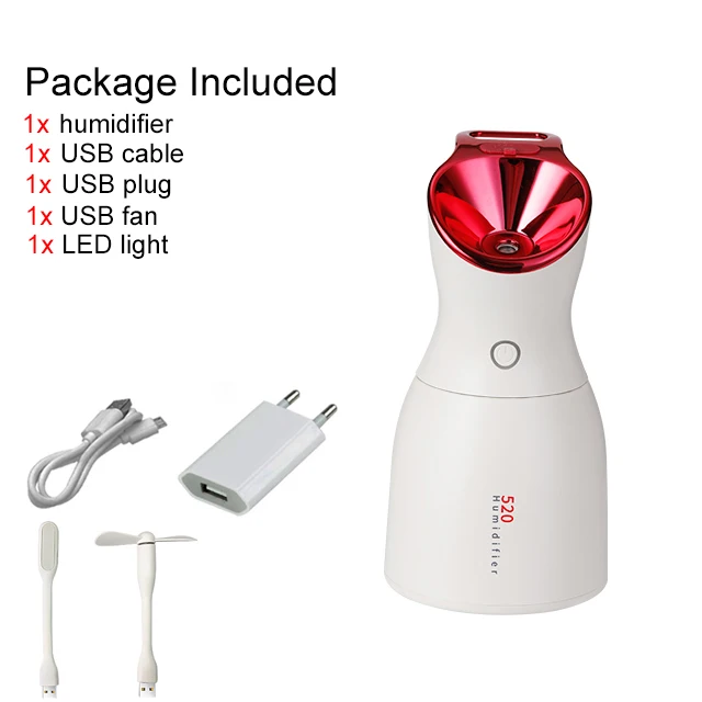 Package I 500ml 3 In 1 USB Beauty Humidifier Portable Ultrasonic Aroma Air Diffuser Purifier Atomizer Diffuser Difusor LED Night Light - Цвет: Package I