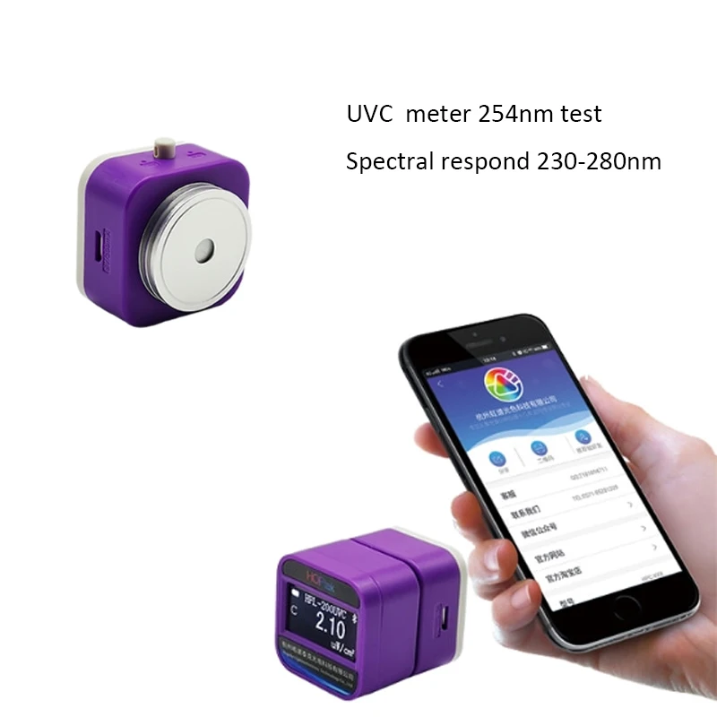 UVC прибор для измерения интенсивности HPL200UV1-254 пиковая длина волны 254nm Led