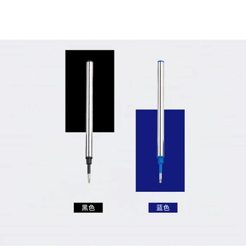 

100PCS Metal ballpoint pen refill universal ball-point pen replacement cartridge Office school stationery Supplies