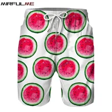 Summer Men's Beach Shorts Man Holiday Sport Pant Watermelon 3D Print Surfing Shorts Male Loose Surf Board Trunks Pocket Swimsuit