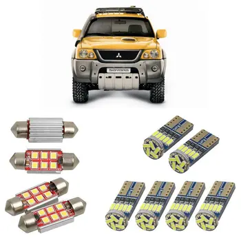 

super bright Interior led Car lights For Mitsubishi L200 k7t k6t pick up bulbs for cars License Plate Light 10pc
