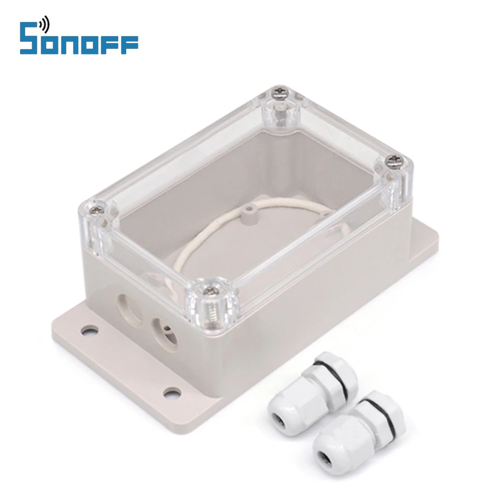 

Sonoff IP66 Waterproof Cover Case Smart Home Automation Water-resistant Shell for Sonoff Wifi Switch Basic/RF/Dual/Pow/G1