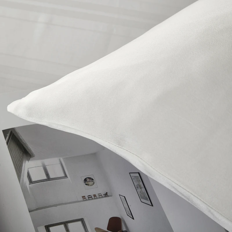 Шелковая наволочка со льдом шелковая стандартного размера наволочки с застежкой