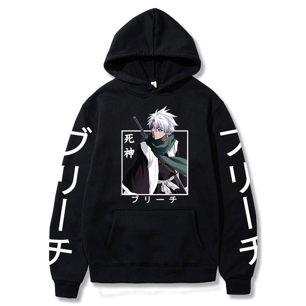 Толстовка Hitsugaya Toushirou в японском стиле Харадзюку аниме забавная мультяшная