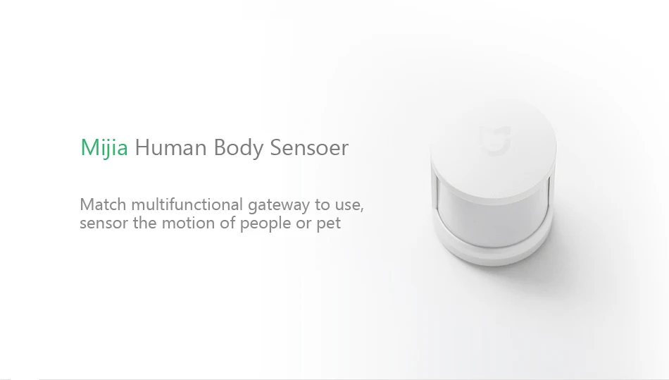 Xiao mi jia датчик человеческого тела портативный Zigbee подключение mi home приложение умный датчик движения тела для безопасности дома