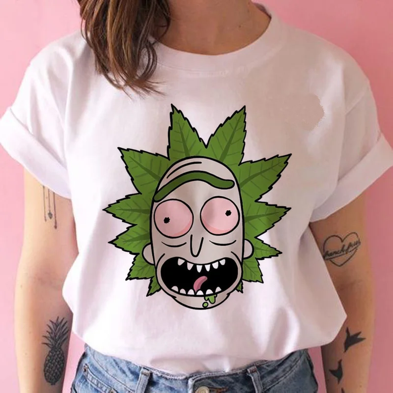 Rick and morty/женская футболка, забавная Новая модная футболка с рисунком в стиле Харадзюку, футболка с принтом ulzzang, женская одежда