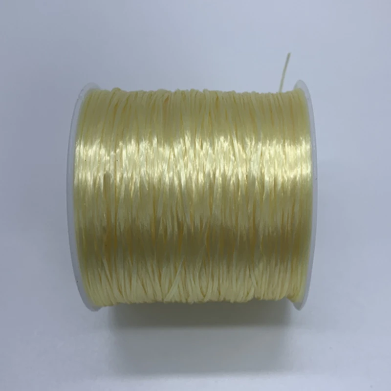 60 метров 0,7 мм эластичная прозрачная веревка резиновый трос для ручной работы аксессуары для ювелирных изделий браслет шнур для бус провода - Цвет: 11