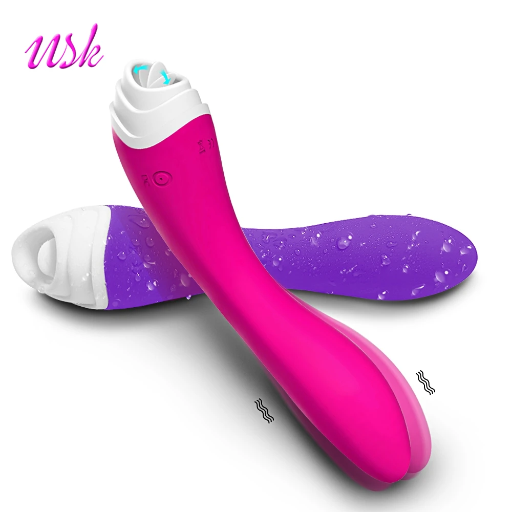 G Spot фаллоимитатор лизание вибратор секс-игрушки для женщин двойная вибрация
