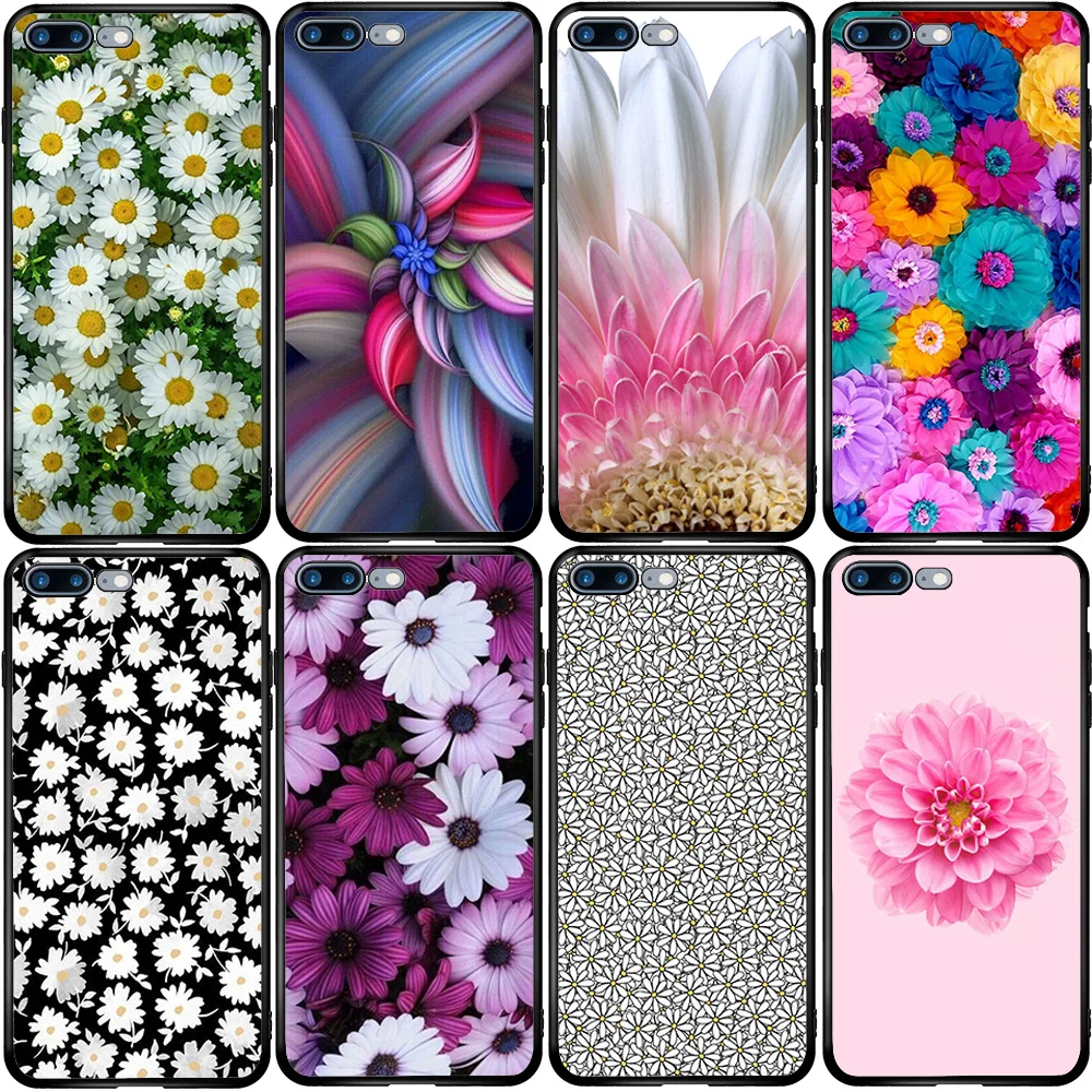 Чехол для Samsung A10E A10S A20S A20E A30 A50S A21S A31 A41 A51 A71 A70S A80 A90 цветок маргаритки герберы |
