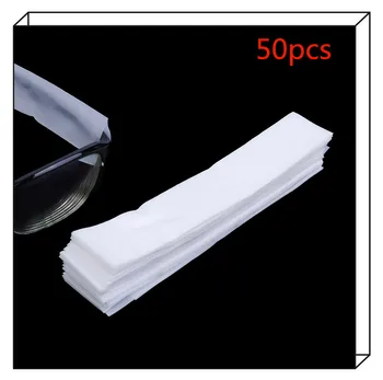 

50pcs Disposable Plastic Glasses Legs Covers Slender Bag Salon Hair Dyeing Coloring Protector DIY Hair Styling Tool