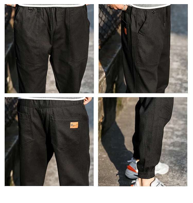 Autumn New Cargo Pants Sports Men's Pants Men's Pants Korean Version Trend Casual Loose Beach Pants Male ZOGAA