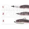 20 pcs Fishing Worm Hook with Spring Twist Lock For Soft Worm Lure Bass Barbed Carp Crank Fishing Hook ► Photo 2/2