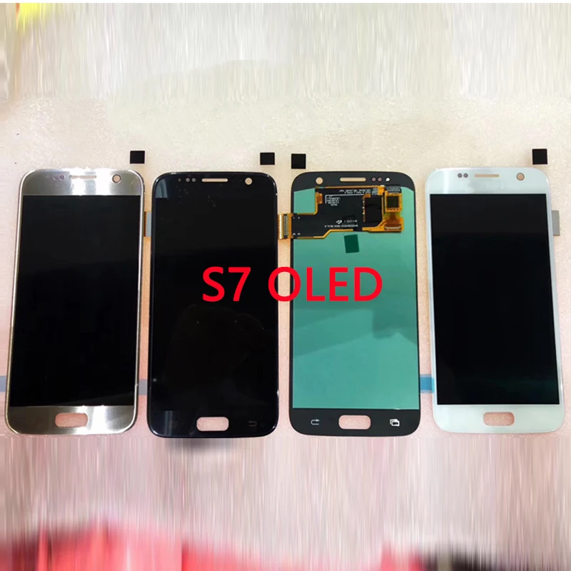 AAA Качество G930 ЖК-дисплей для samsung Galaxy S7 ЖК-дисплей сенсорный экран с рамкой в сборе для Galaxy S7 G930F G930A G930V ремонт