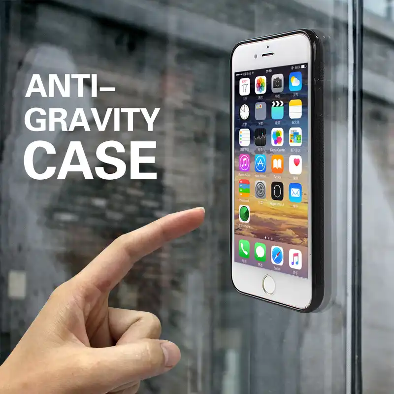 Anti Gravity Phone Case For Iphone 12 11 Pro Max Xr X Xs 8 7 Plus 6 6s 5s Se Shockproof Magical Nano Suction Adsorbed Cover Fitted Cases Aliexpress
