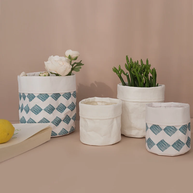 2020 New Style Waterproof Flower Pot Cover Multifunctional Desk Organizer Cosmetic Pen Box For Home Decor pot