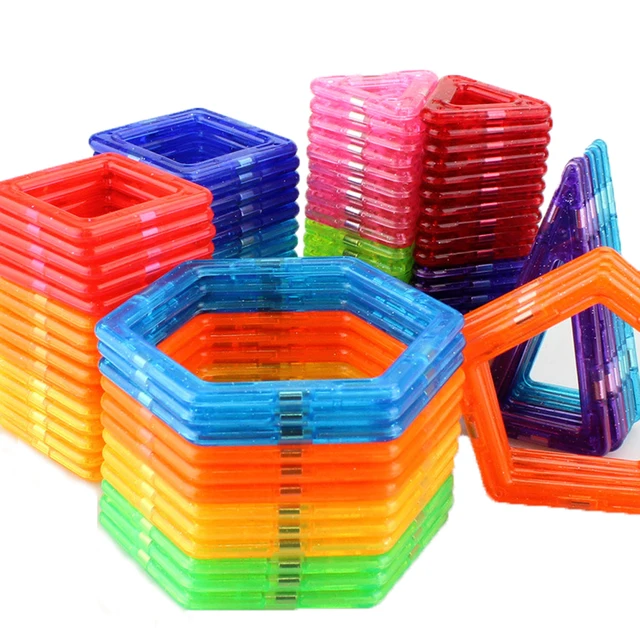 110pcs Magnetic Building Blocks Model & Building Construction Toys Magnetic Designer Educational Toys for Children Gifts 3