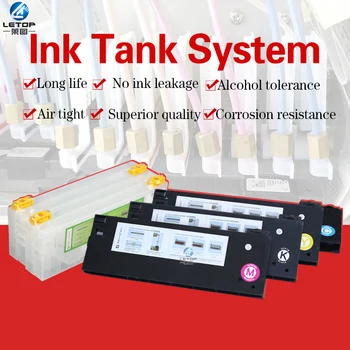 

Printer machine 220ml ink cartridge is connected to feed float ink cartridge UV machine