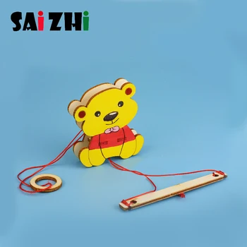 

Saizhi Bear Climbing Rope Children's Education STEM Science and Technology Making Invention Material Package Experiment Toys