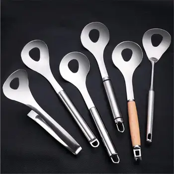 

Non-Stick Meat Ball Spoon Meatball Maker with Elliptical Leakage Hole Stainless Steel Meat Ball Mold Spoon Meat Shrimp slip Tool